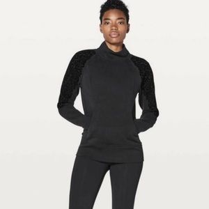 Lululemon floral shoulder sweatshirt